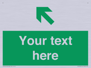 Custom Safe condition: Green Up left arrow